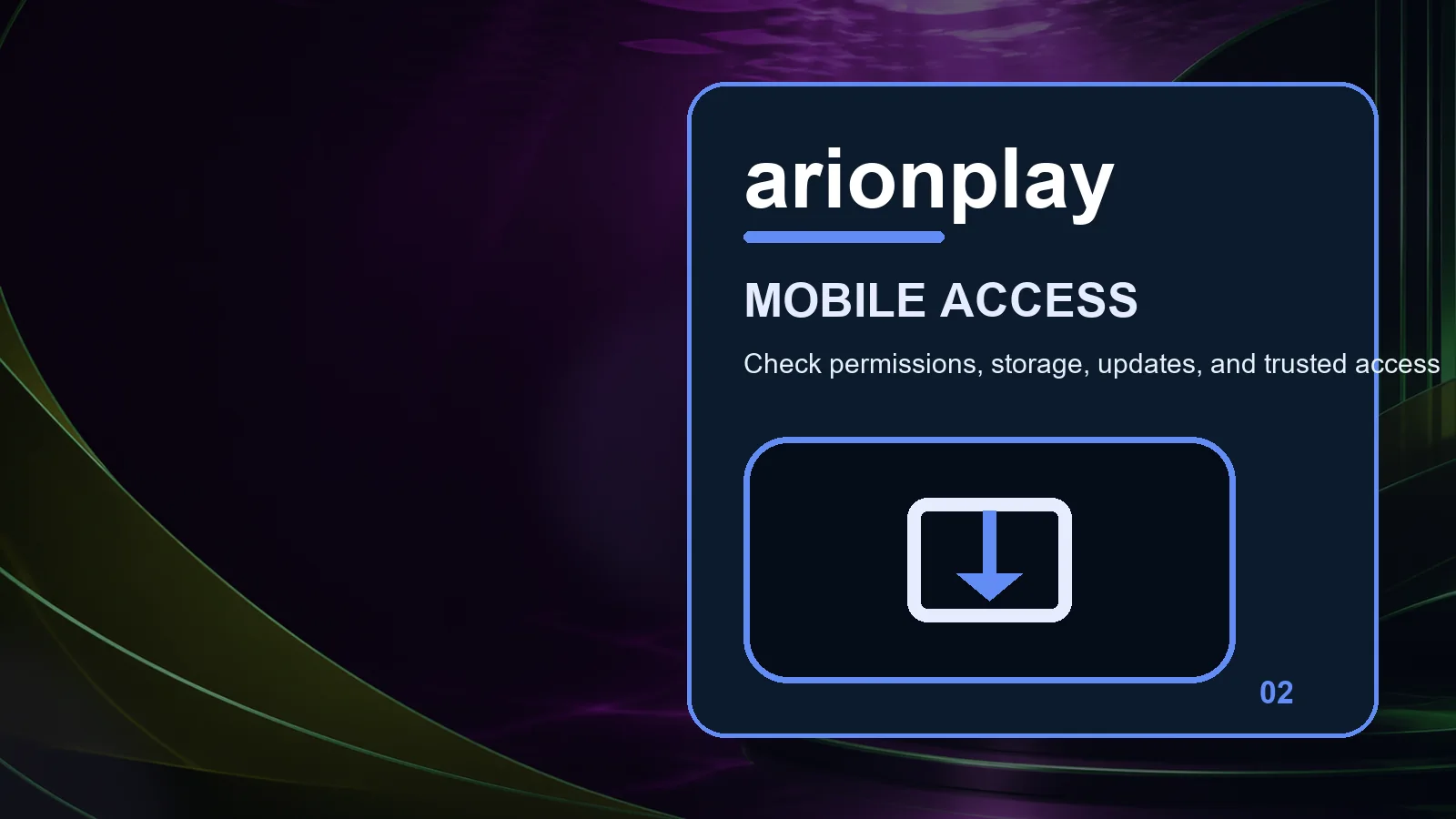 arionplay download full-width visual guide 2