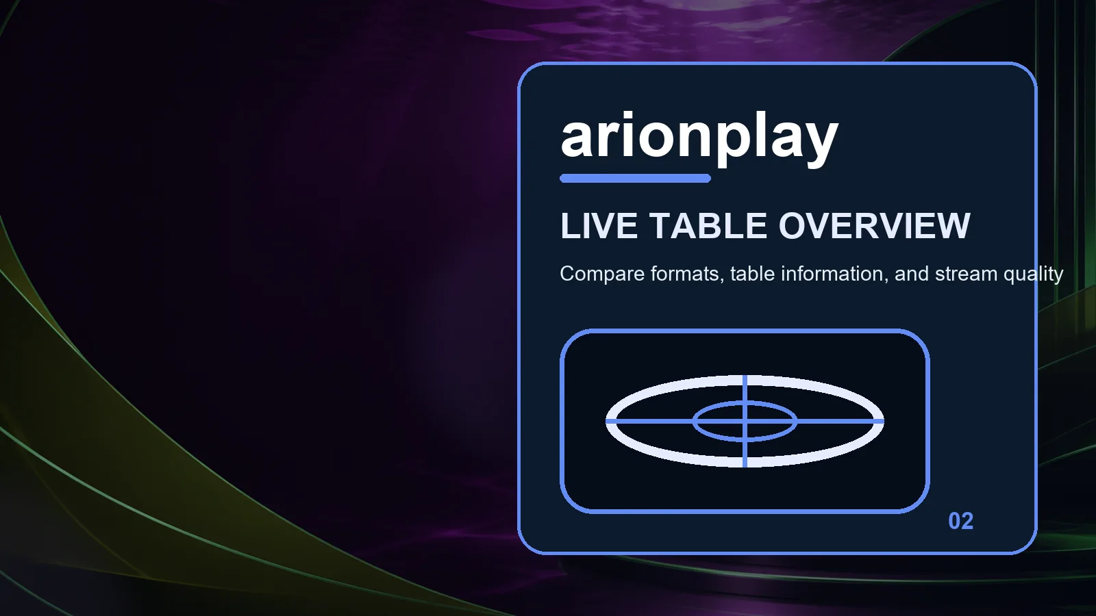 arionplay live casino full-width visual guide 2